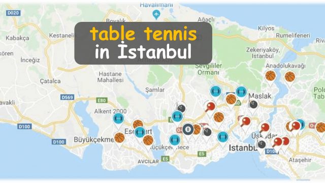 Where to play table tennis in İstanbul